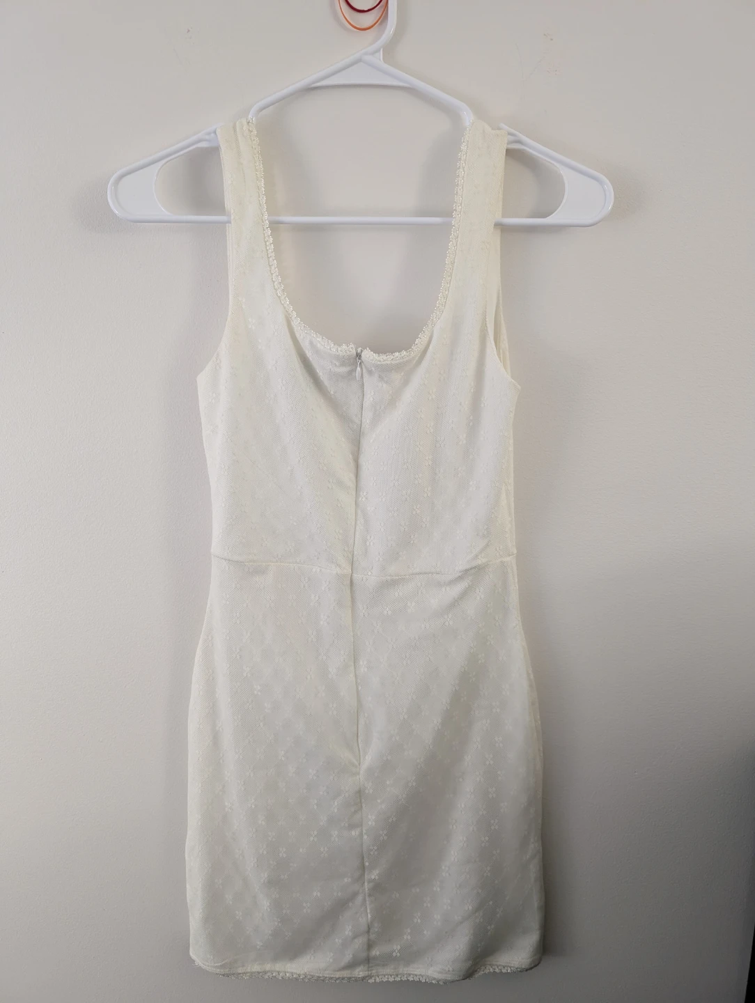 Princess Polly Cute Sexy Lace Trim White Mini Dress - photo 2