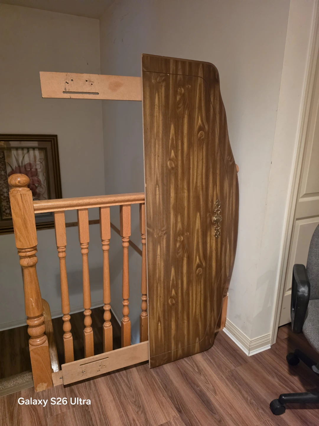 Custom Wooden double  bed head board