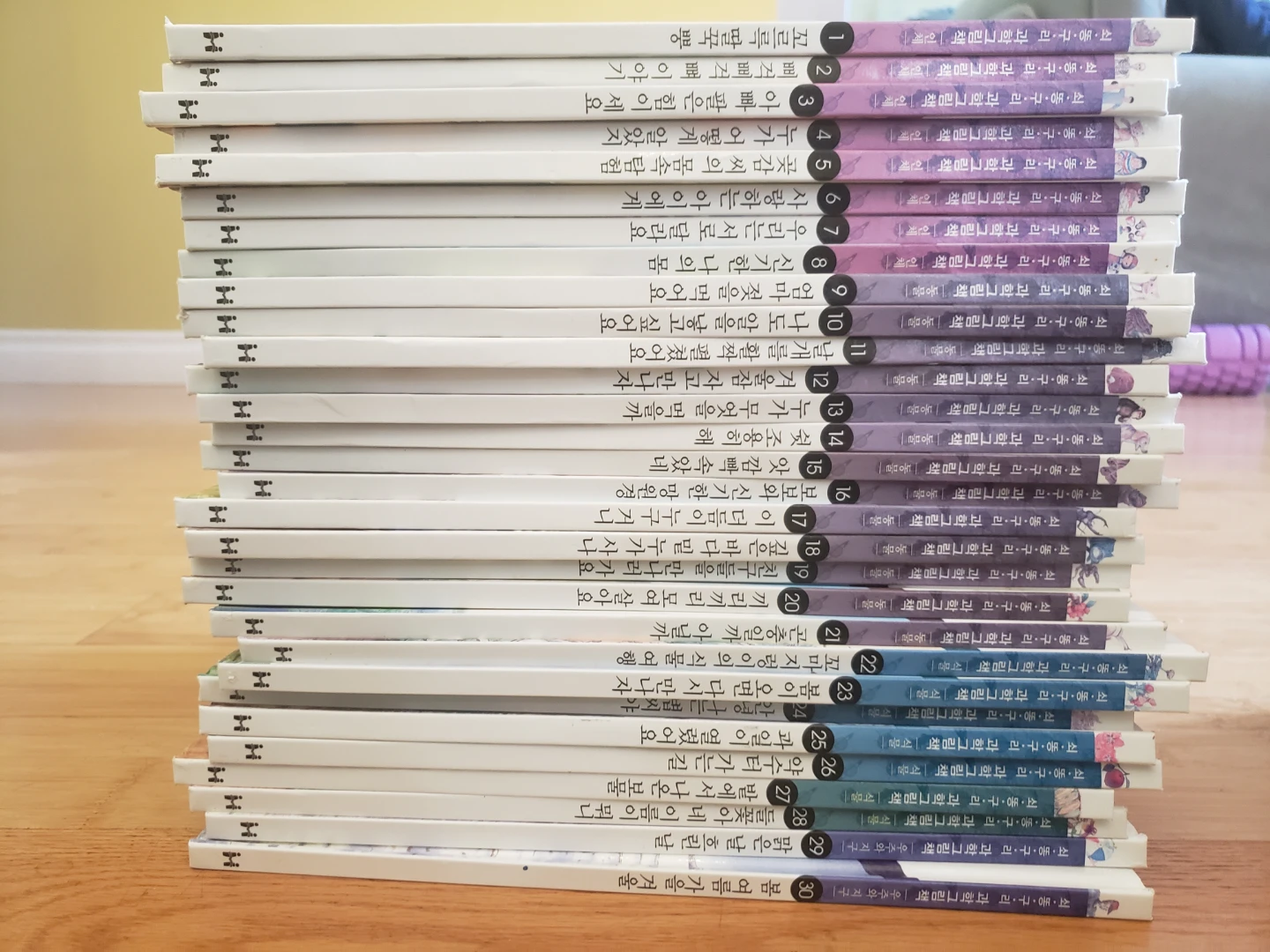Set of 60 Korean Children's Science Picture Books