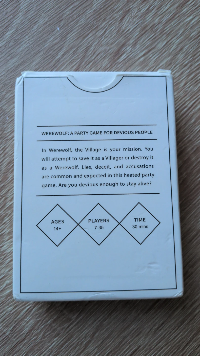 Werewolf: A Party Game for Devious People - photo 2