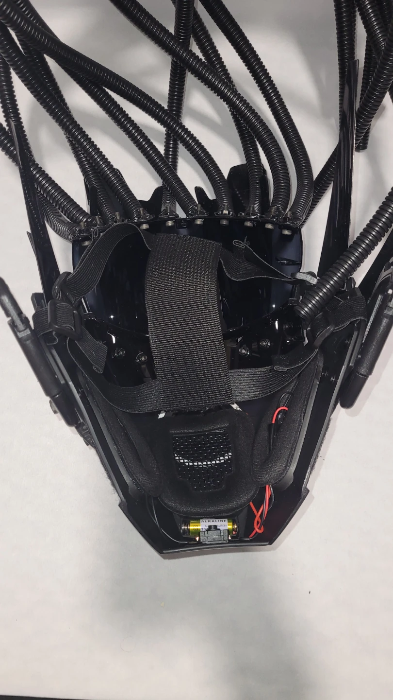 Cyberpunk Sci-Fi Tactical LED Helmet - photo 5
