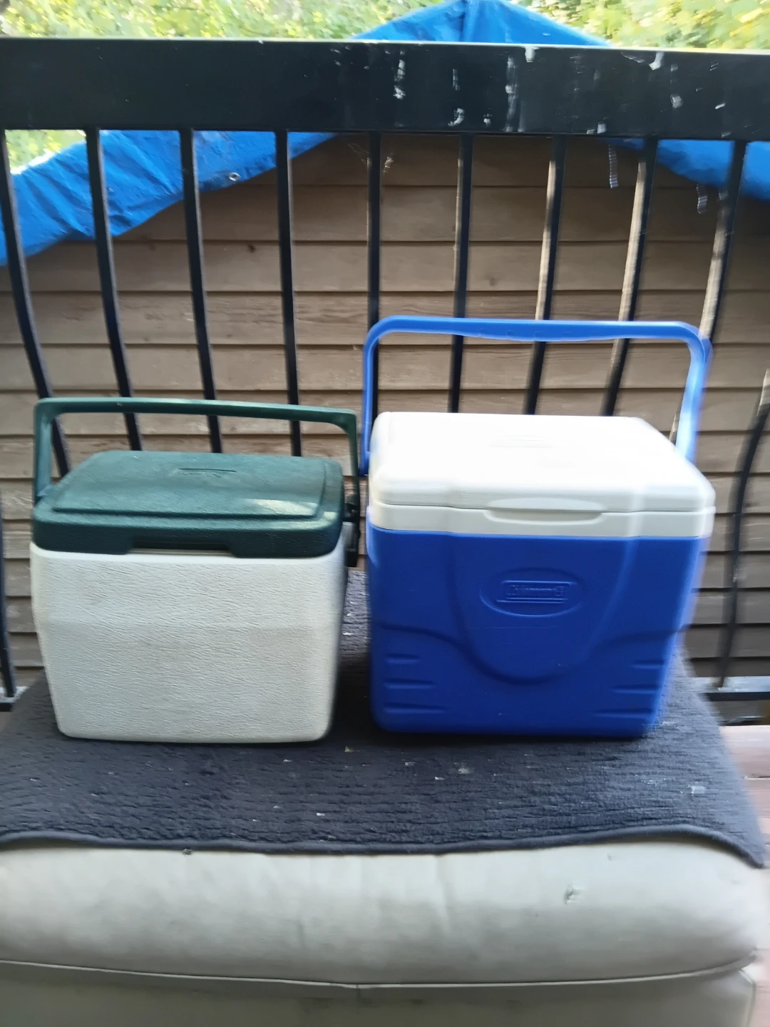 Pair Of  Coleman Personsal Size Coolers