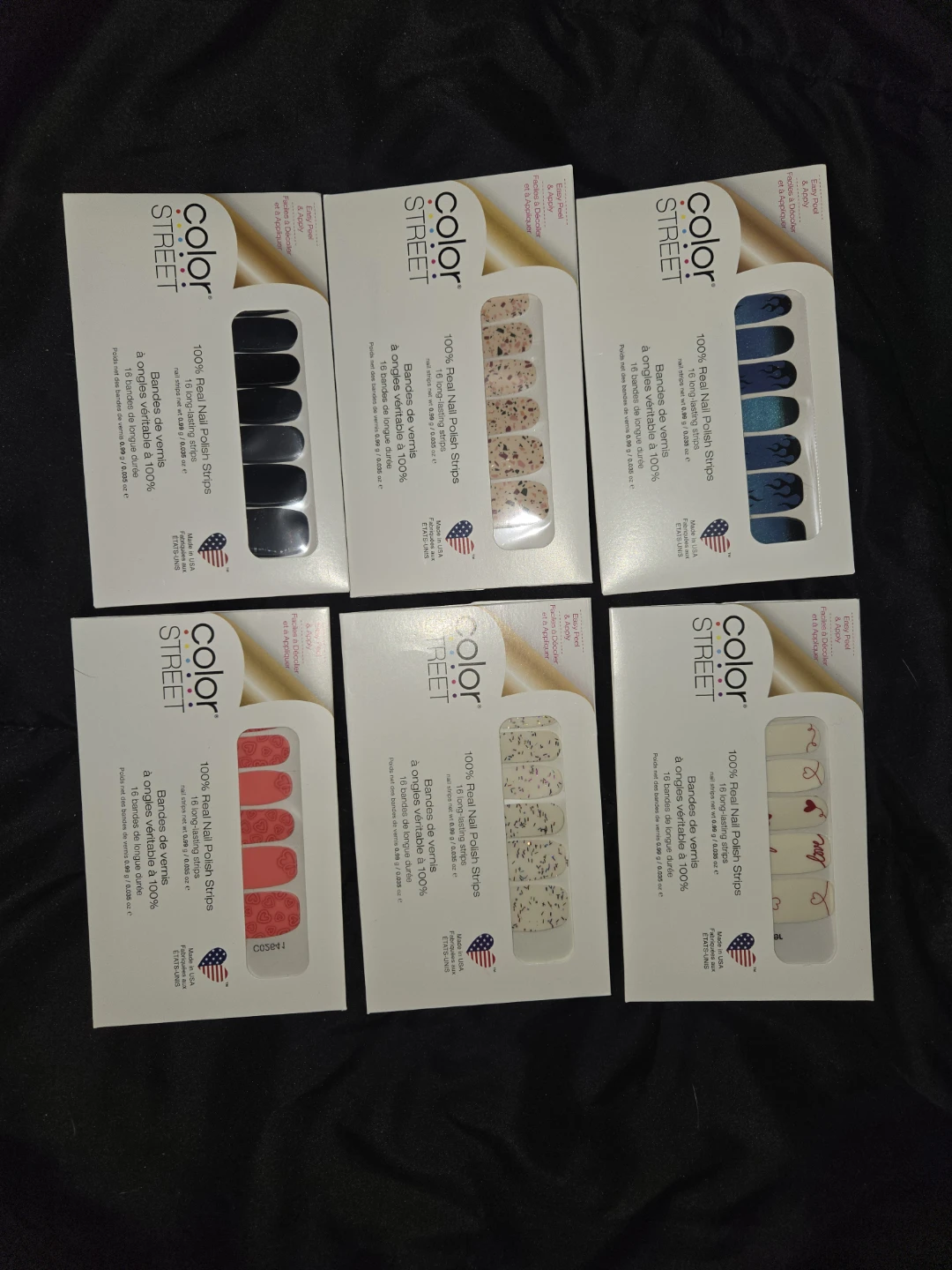 Color Street Real Nail Polish Strips - 6 Pack