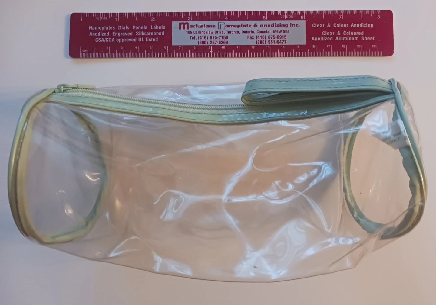 Clinique Clear Makeup Bag