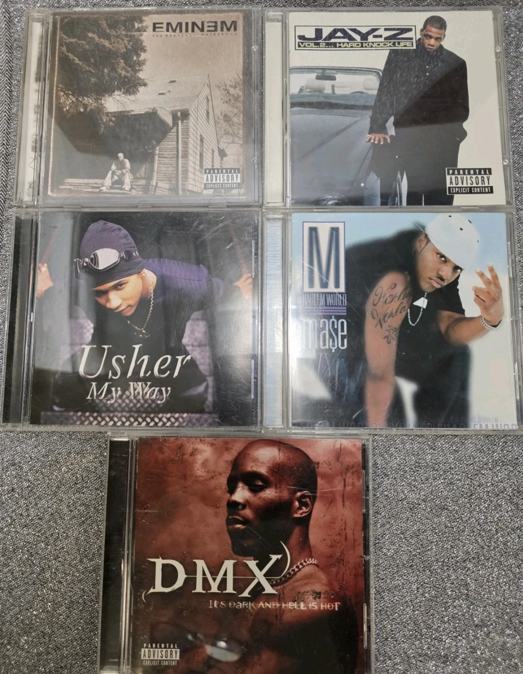 5 Classic Hip-Hop and R&B Music CDs