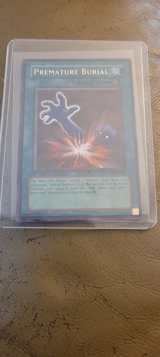 Yu-Gi-Oh! Premature Burial 1st Edition PSV-037