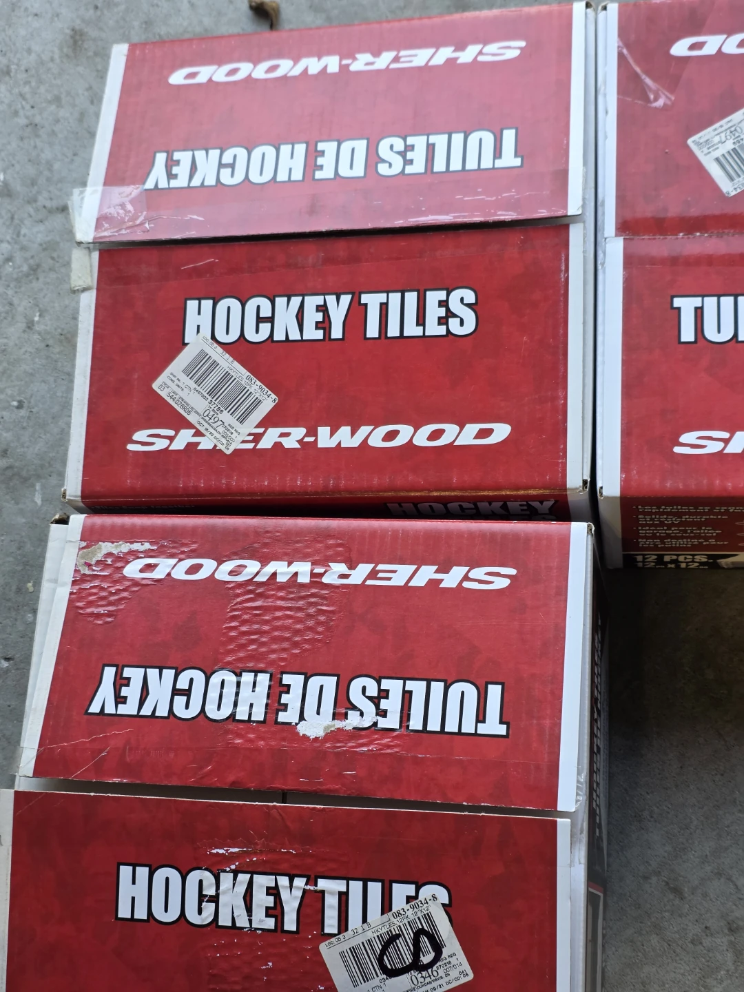 Sher-Wood Hockey Tiles-One New Box + 2 Slightly Used - photo 3