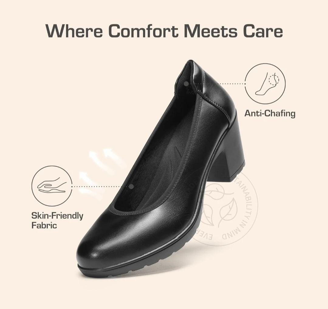 Dream Pairs Black Block Heel Pumps - photo 4