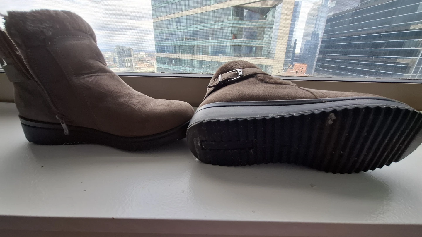 Flexus by Spring Step Brown Ankle Boots Size 9 - photo 2