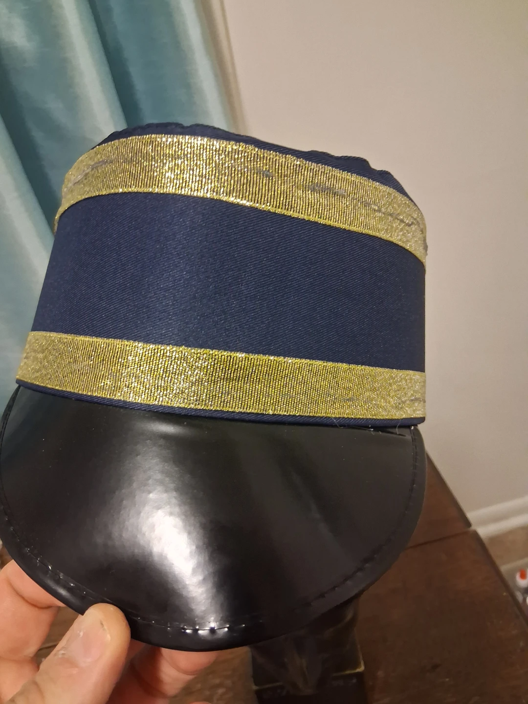 Navy Blue Conductors Train Costume Hat - photo 4
