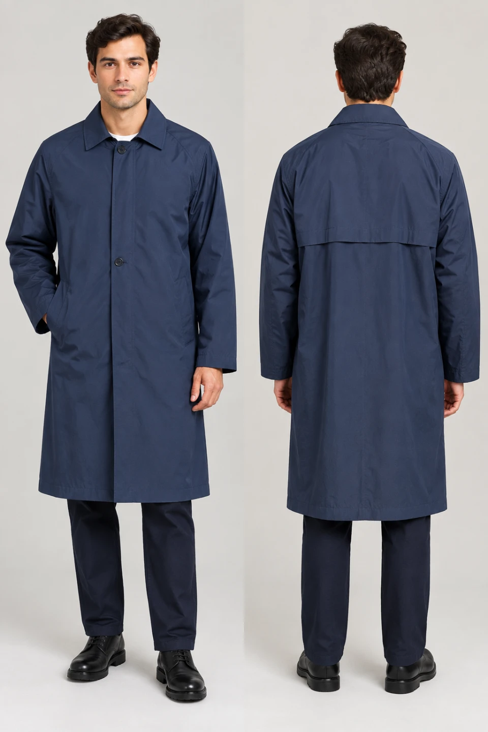 Uniqlo Navy Blue Rain Coat