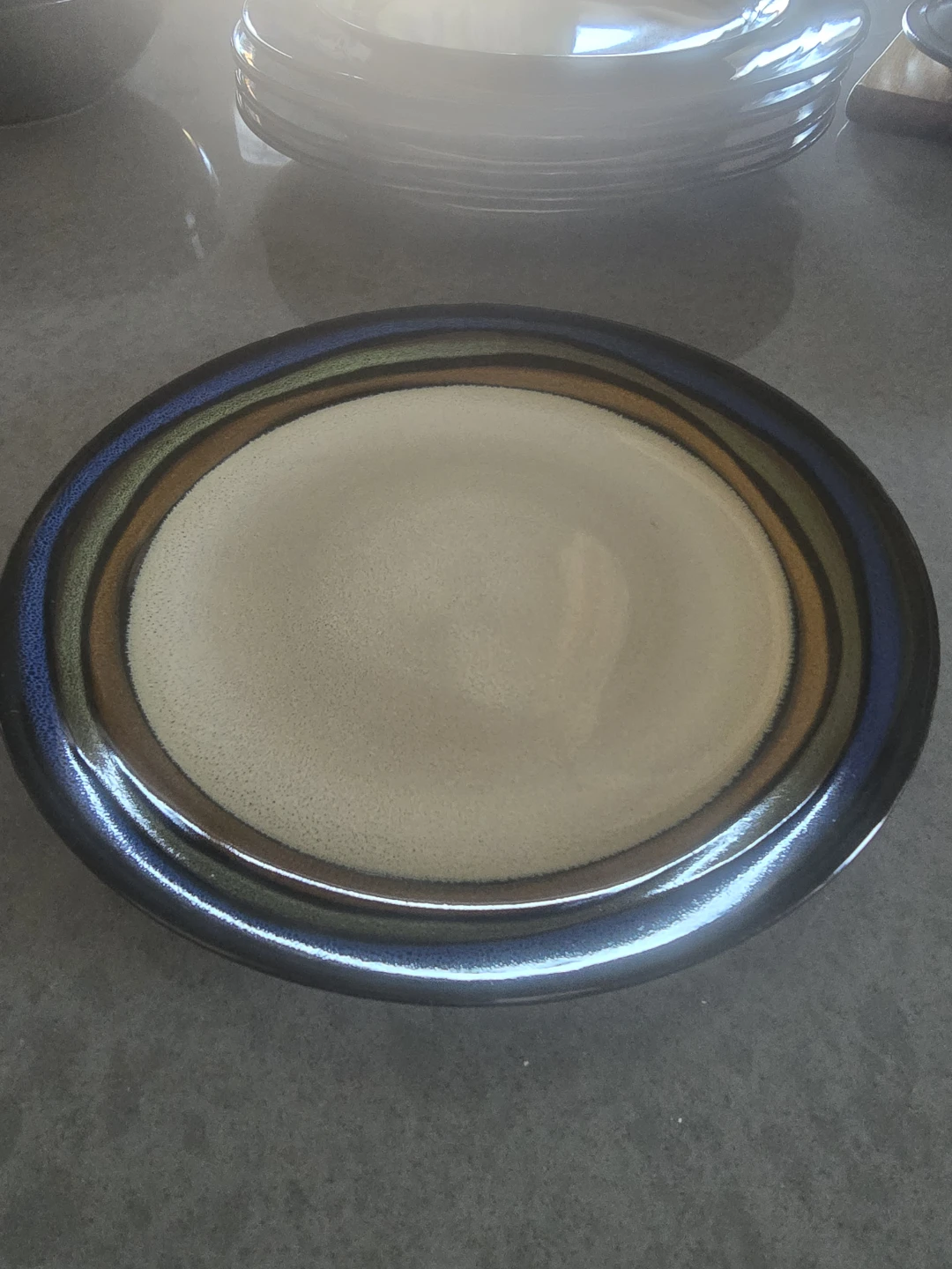 Dinning set of plates, serving plates and bowls - photo 3