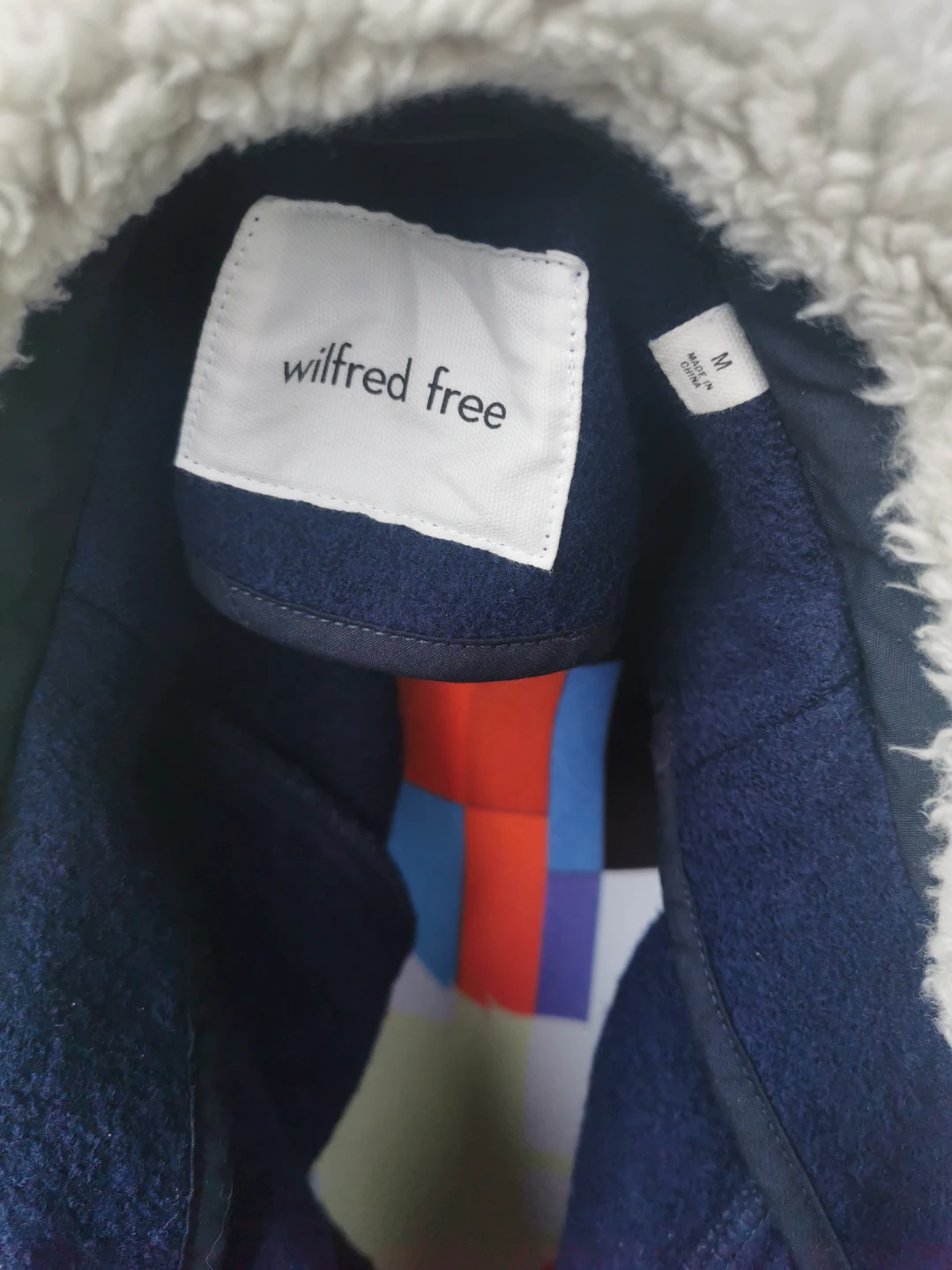 Aritzia Wilfred Free Pacific Merino Wool Shirt Jacket - Navy M - photo 4