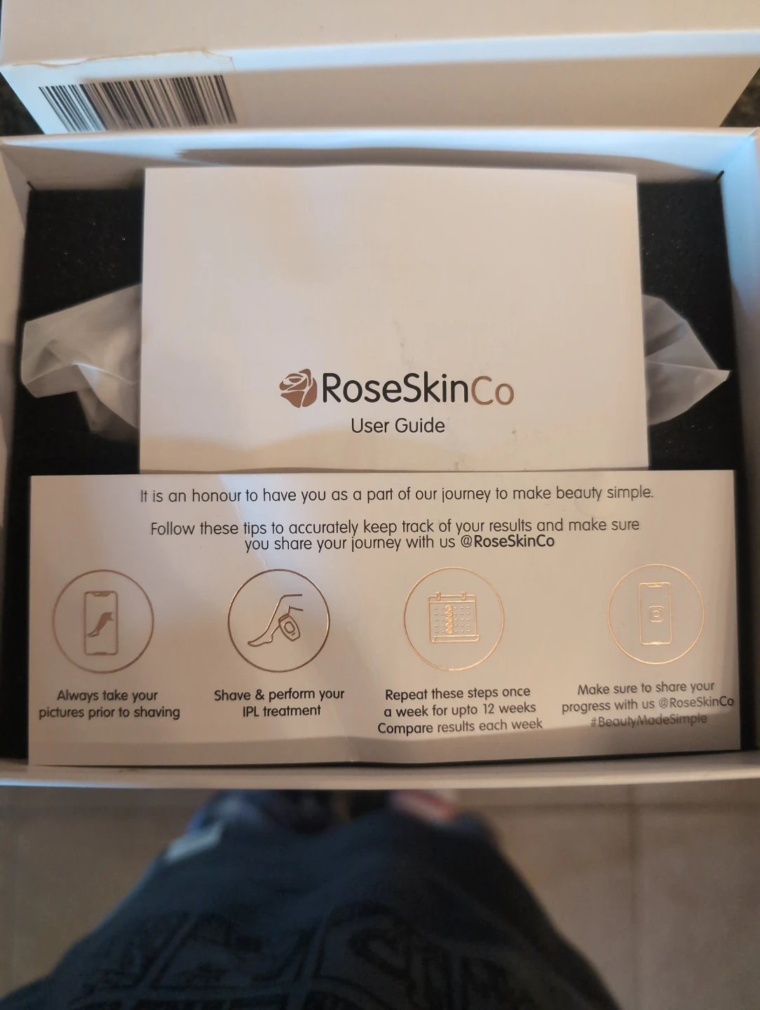 RoseSkinCo IPL Hair Removal Handset - photo 3
