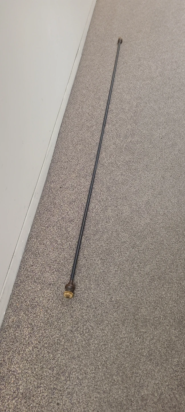 Metal Curtain Rod with Decorative Finials - photo 4