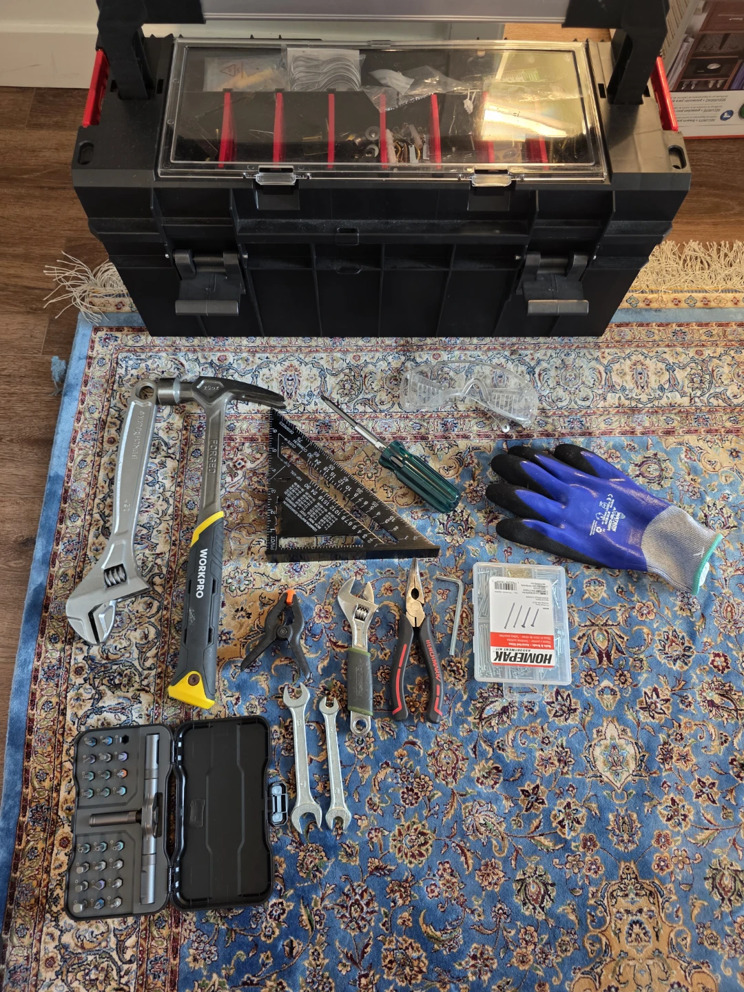 Toolbox with Assorted Hand Tools - photo 2