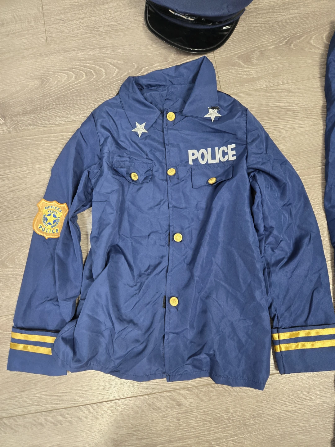 Halloween costume boy police officer sz medium 8 - 10 - photo 3