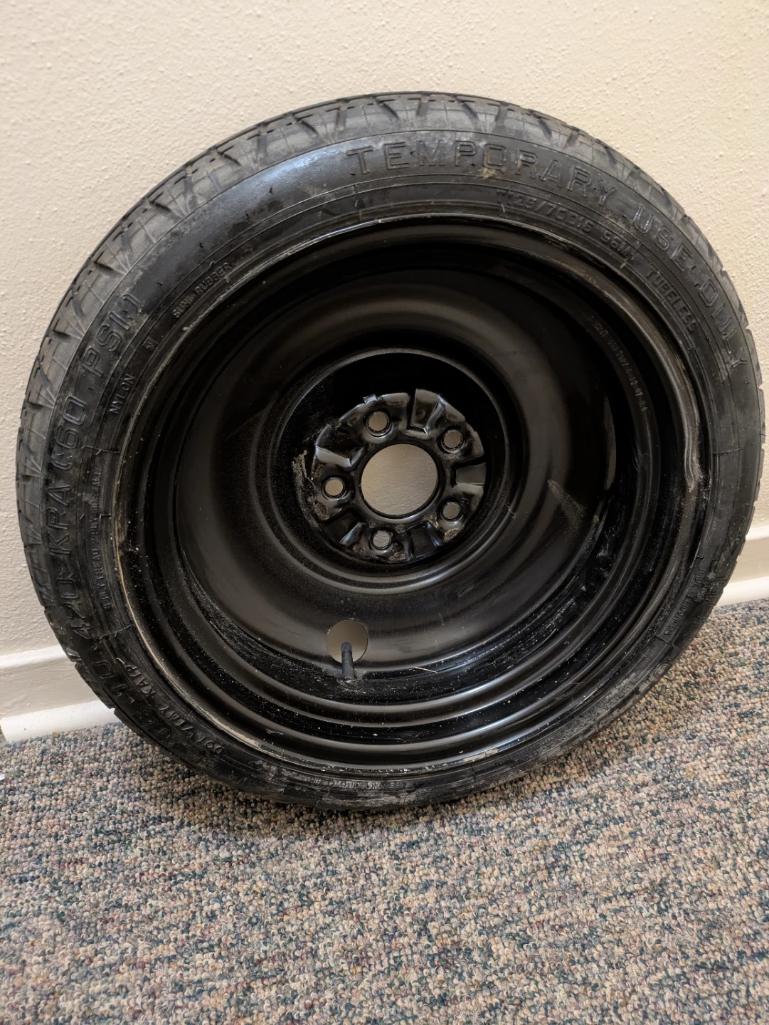 Dunlop T125/70D16 Temporary Spare Tire