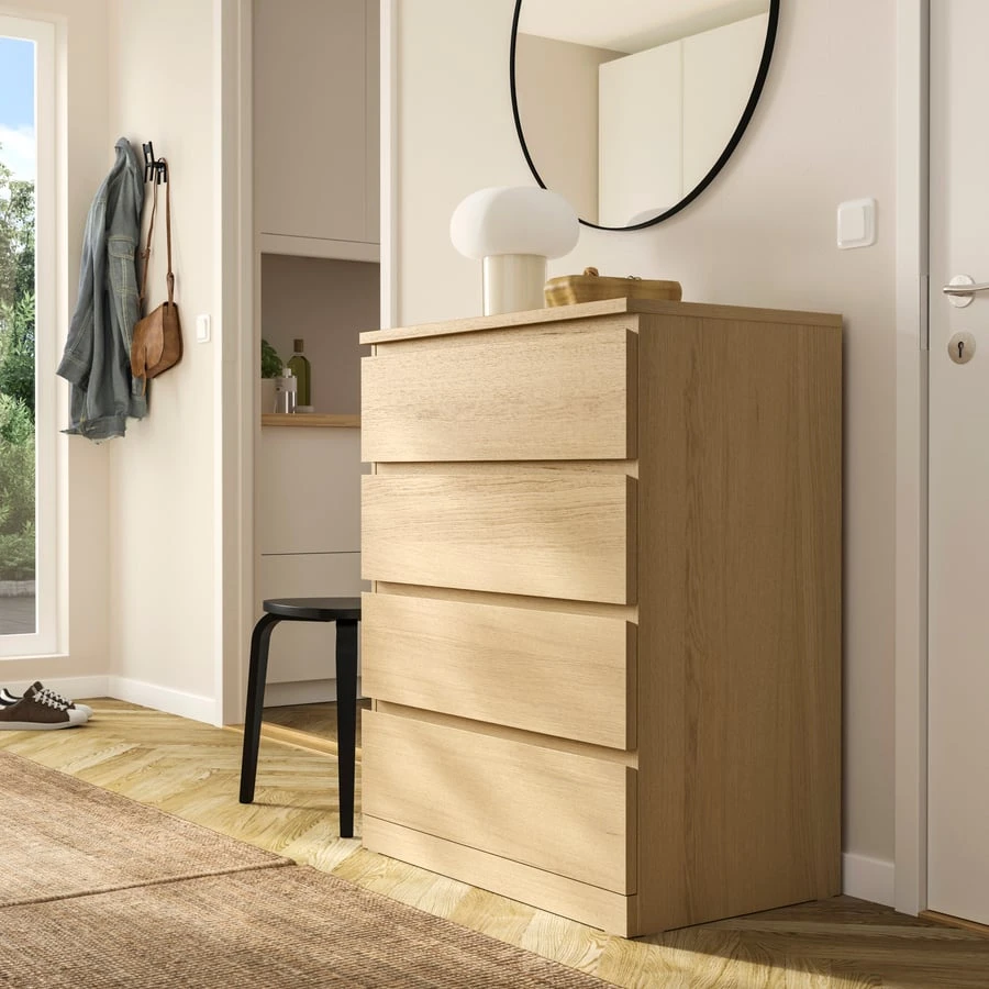 IKEA Malm 4-Drawer Dresser - photo 2