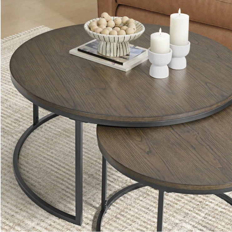 Bayside Furnishings 2-piece Nesting Table Set - photo 4