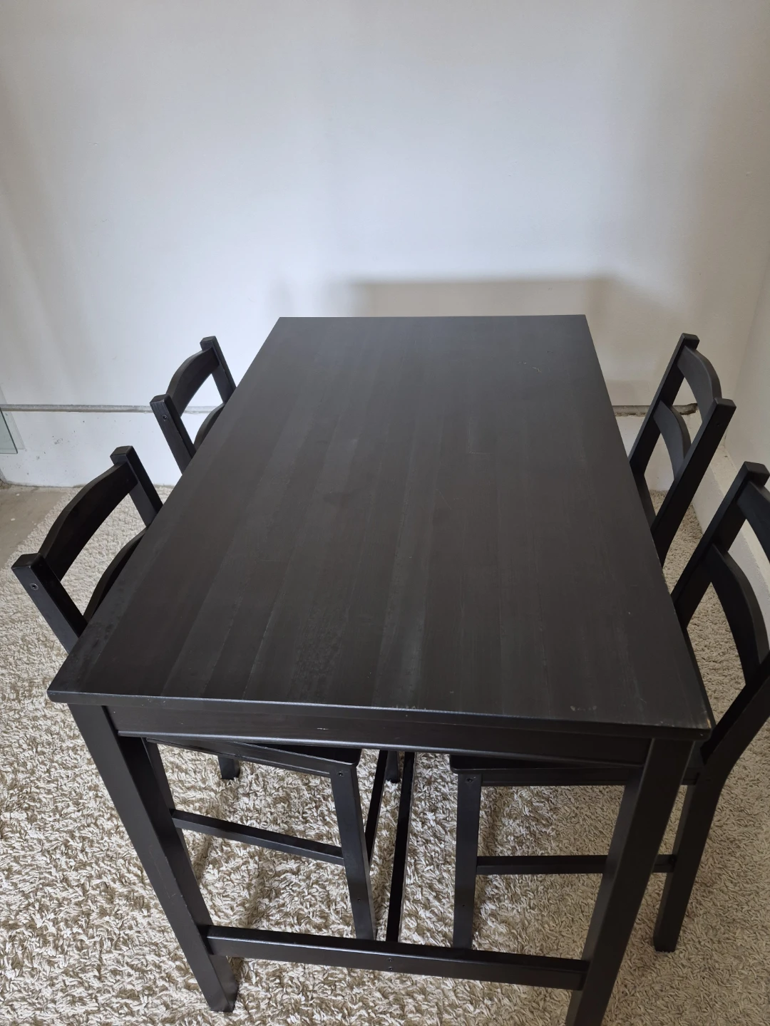 Ikea Jokkmokk Dining Table with Matching 4 Chairs - photo 4