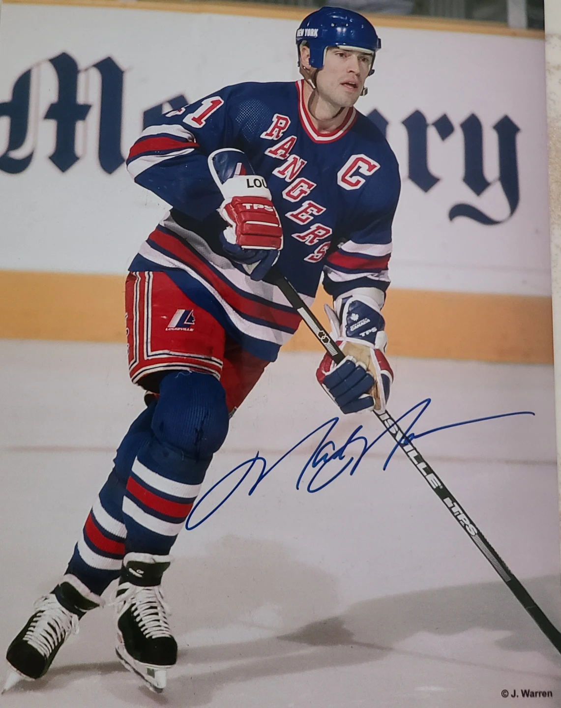 New York Rangers Autographed Legends 8x10 Photos With COA'S