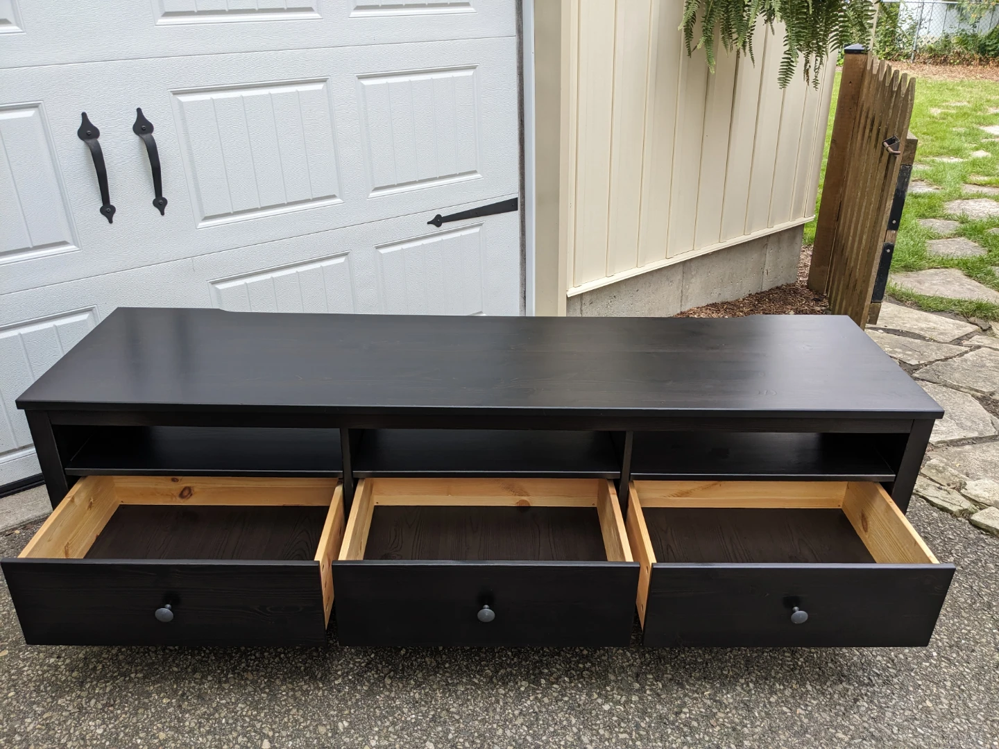 72 inch Ikea HEMNES TV Stand - Like New - photo 4