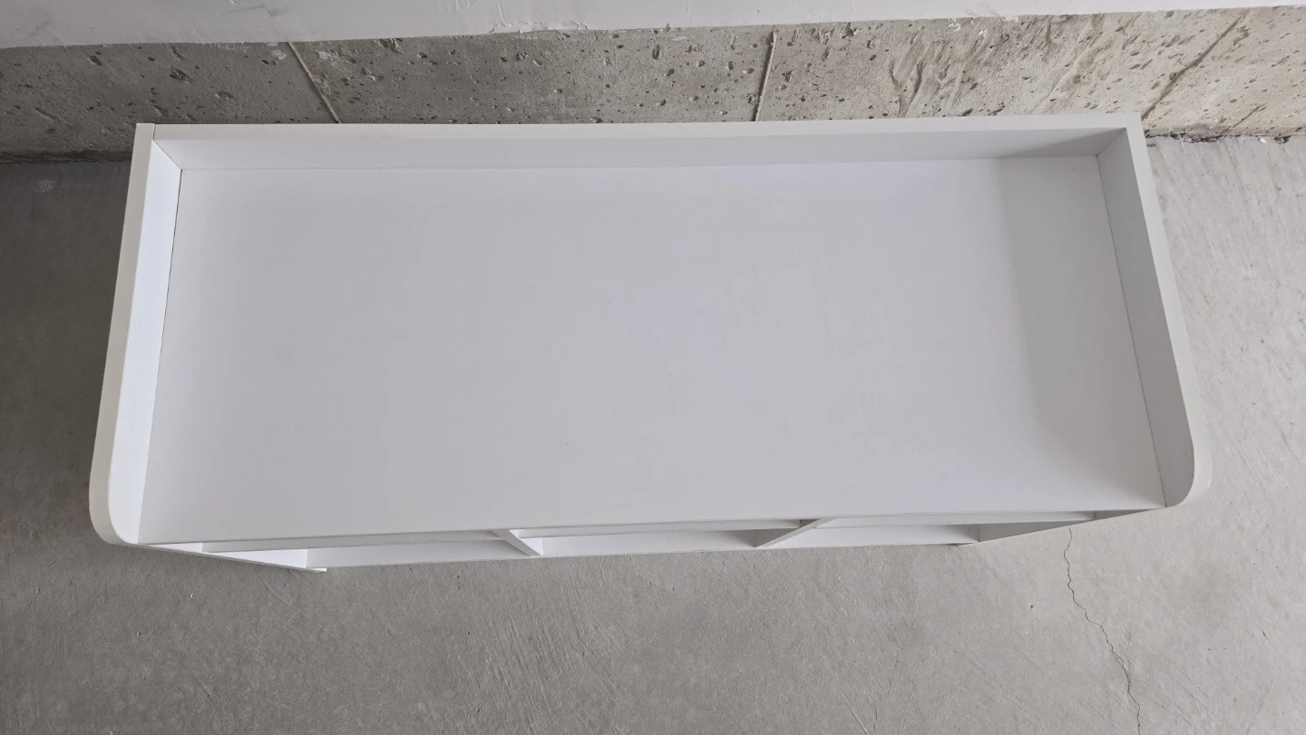 White Six-Compartment Storage Unit - photo 3