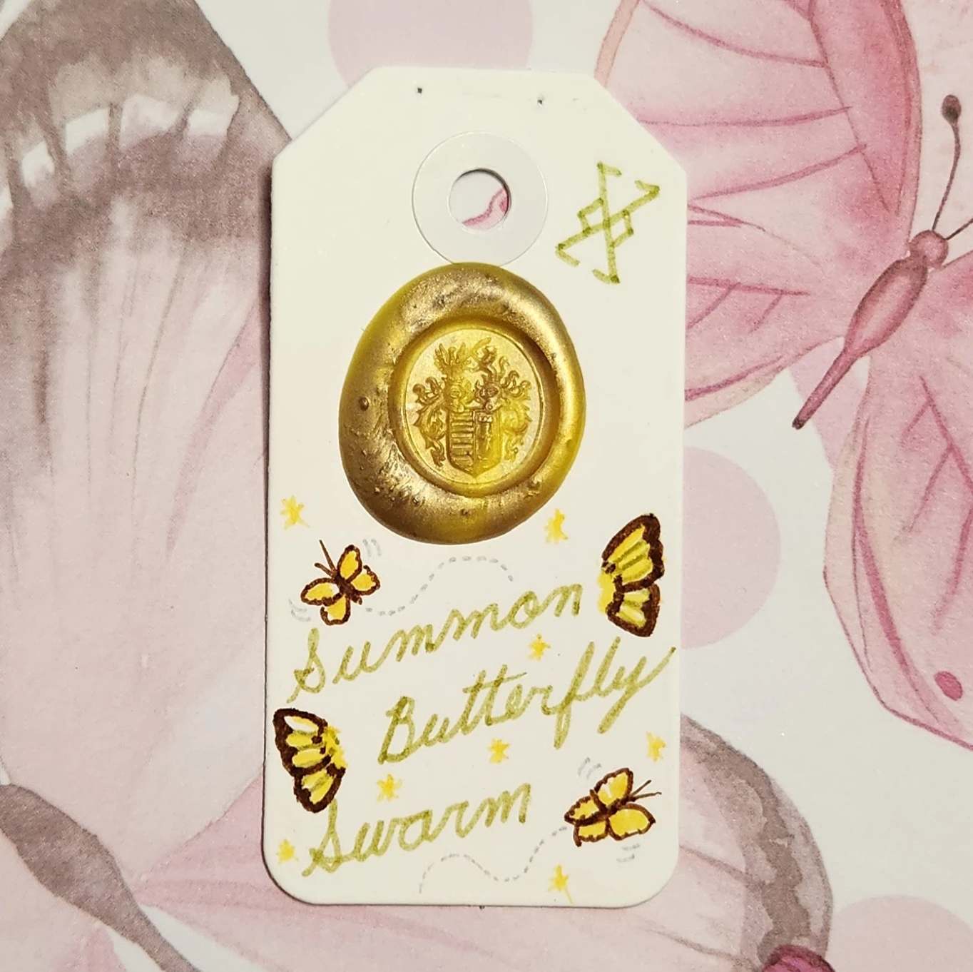 Summon Butterfly Swarm D4 Dice Earrings - photo 3