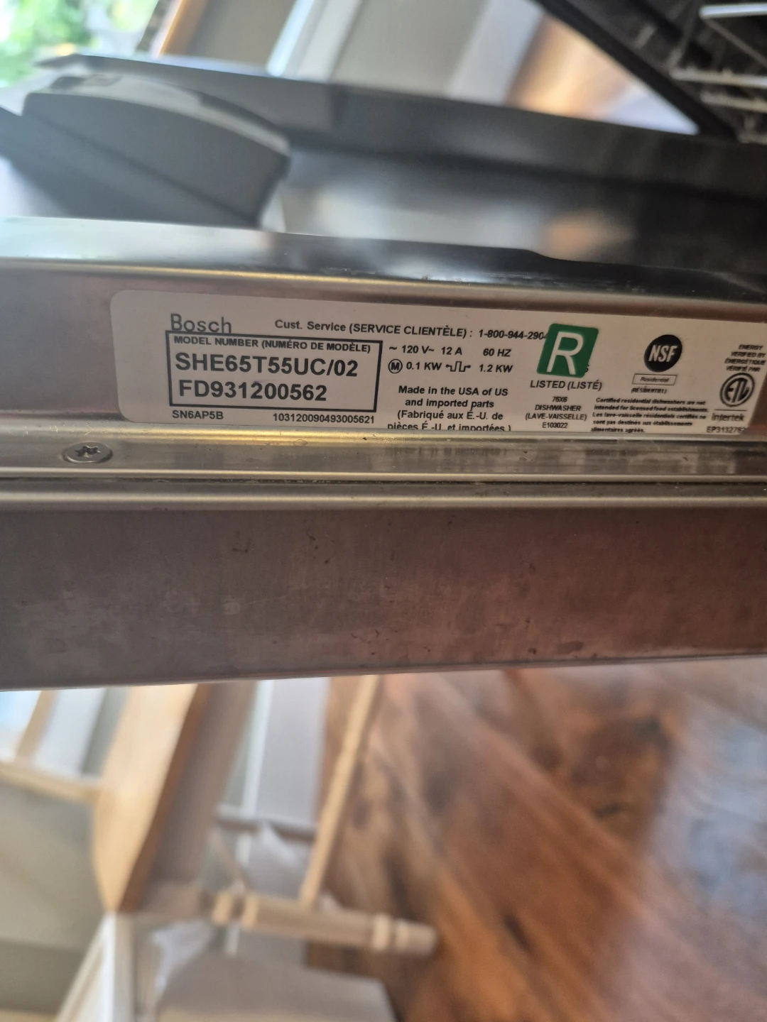 Bosch SHE65T55UC/02 Dishwasher - photo 3