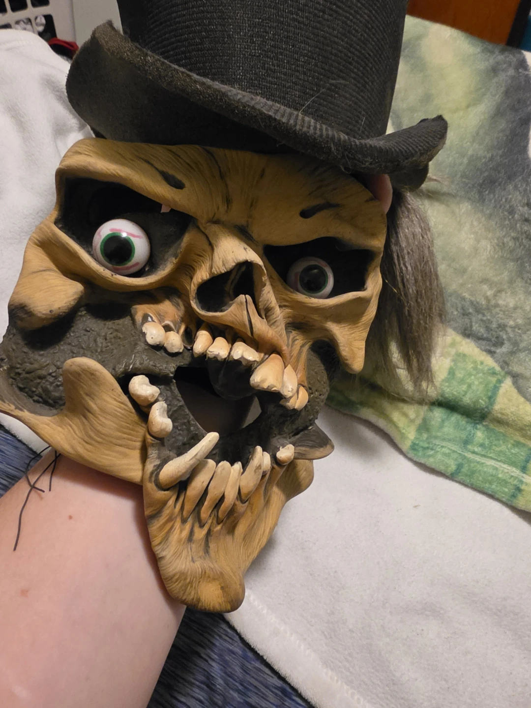 Skull Top Hat Mask