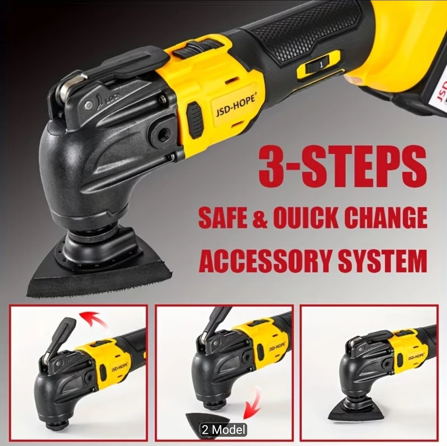 JSD-HOPE 21V Cordless Multi-Purpose Universal Tool - photo 4