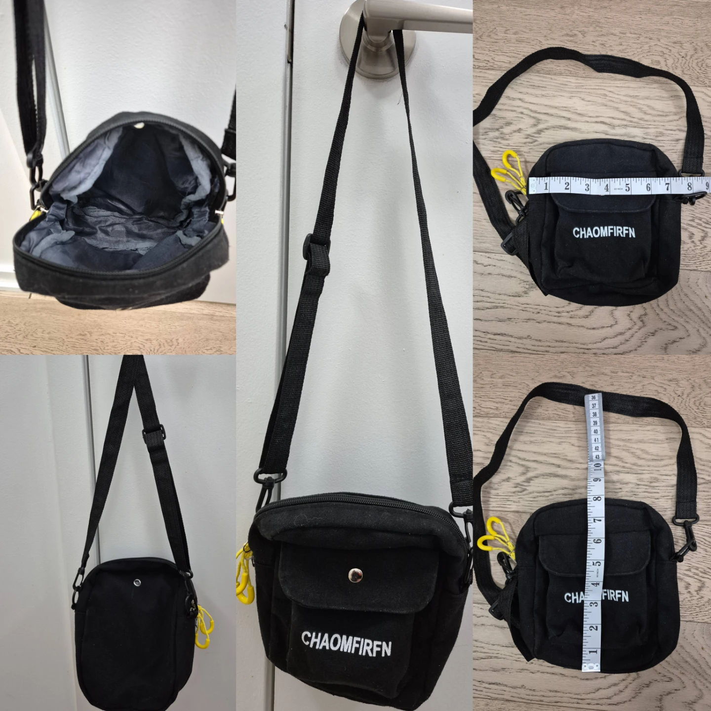 Black and White Chaomfirfn Crossbody Bags - photo 2