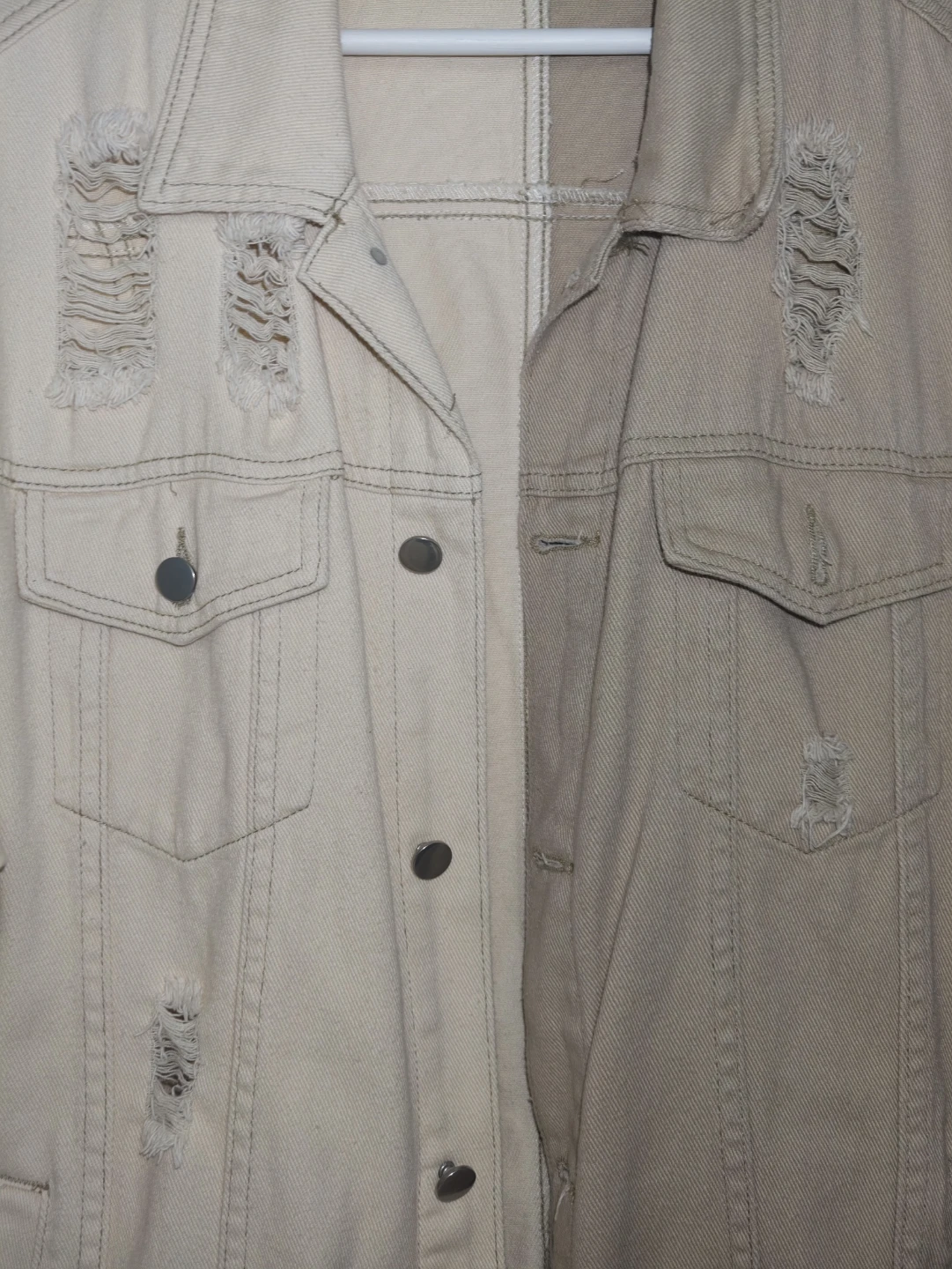 Men's two tone denim jacket - photo 3