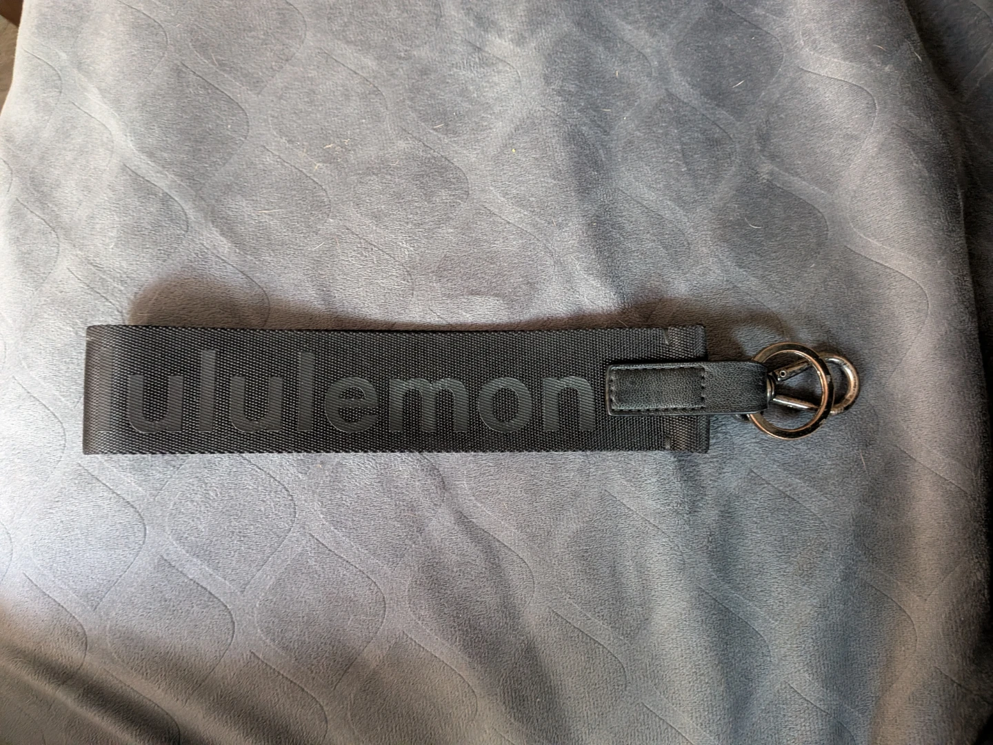 lululemon Black Never Lost Keychain