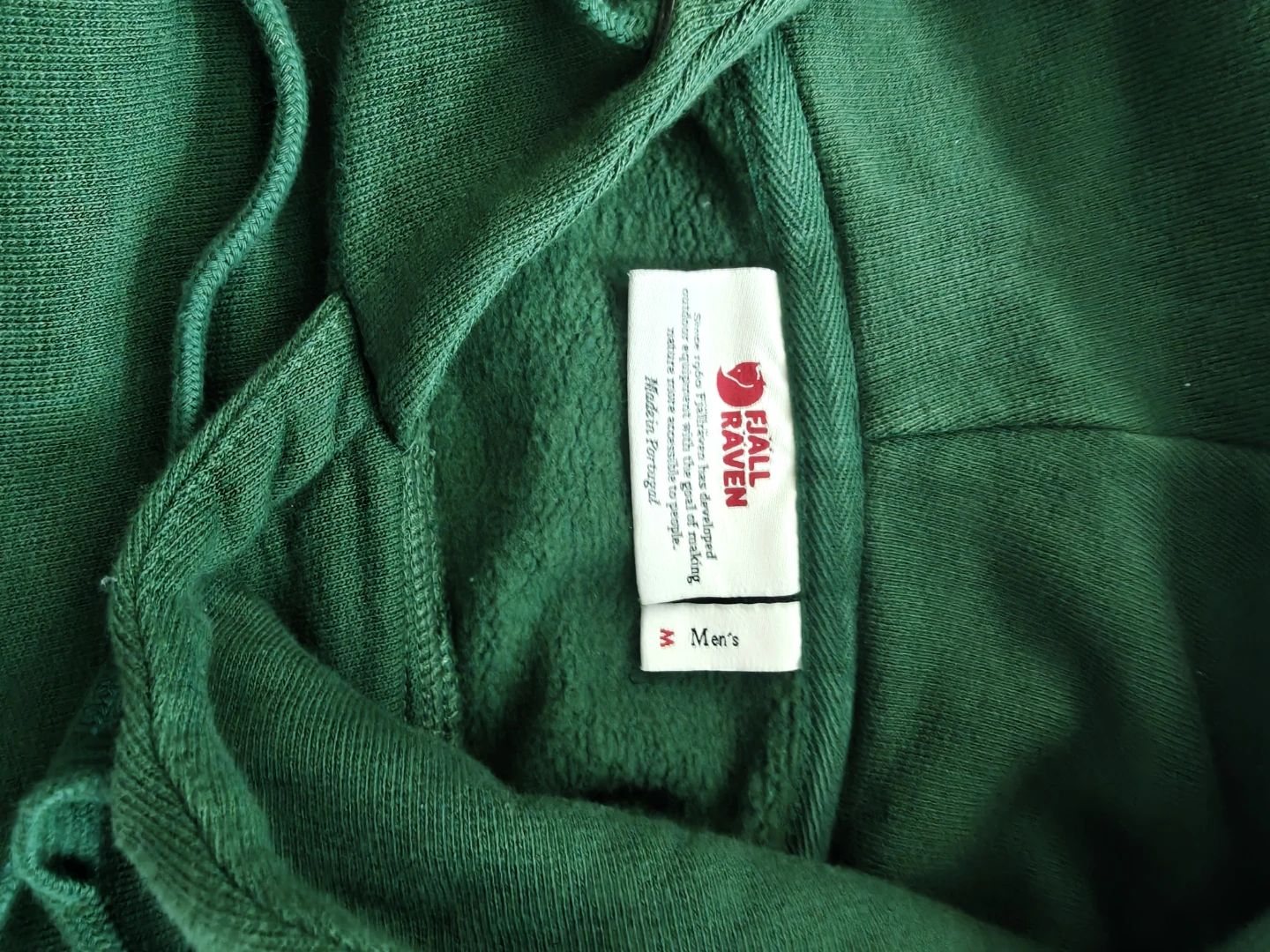 Fjällräven Green Hoodie Size Medium - photo 3