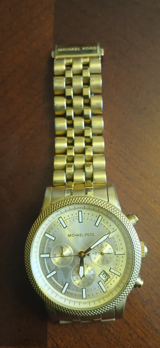 Michael Kors MK-8953 Gold-Tone Chronograph Watch