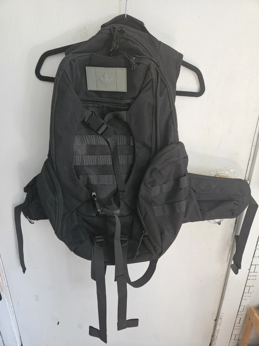 Black Tactical Backpack