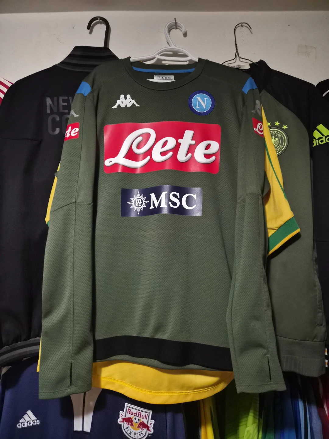 SSC Napoli Training Kappa Sweatshirt soccer jersey