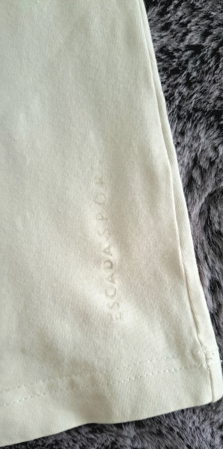 Escada Sport White T-Shirt with Sequin Crown - photo 2