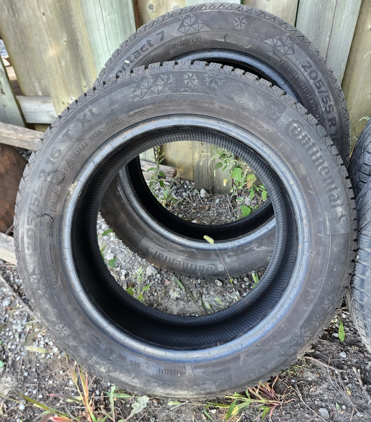 Set of 4 Continental VikingContact 7 Tires