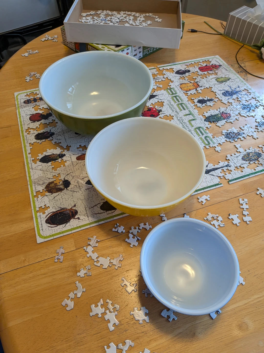 Vintage Pyrex bowls - photo 3