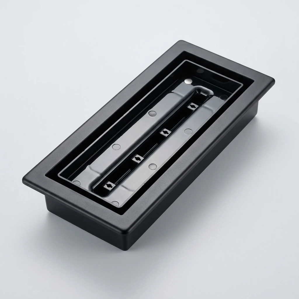 5pc - 4x10 Flush Floor Vent - Invisible Drop-In Vent