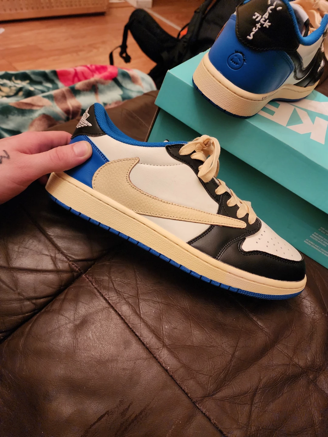 Nike x Travis Scott Fragment Air Jordan 1 Low - photo 4