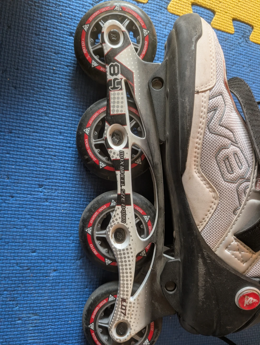 K2 Moto 84M Inline Skates Size 10.5 - photo 4