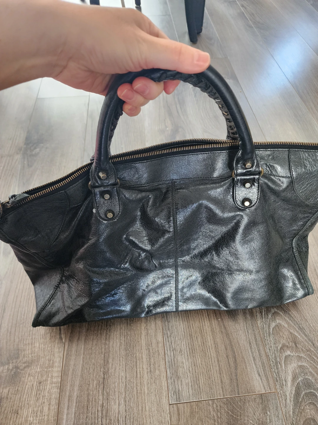 Balenciaga Black Leather Handbag - photo 3