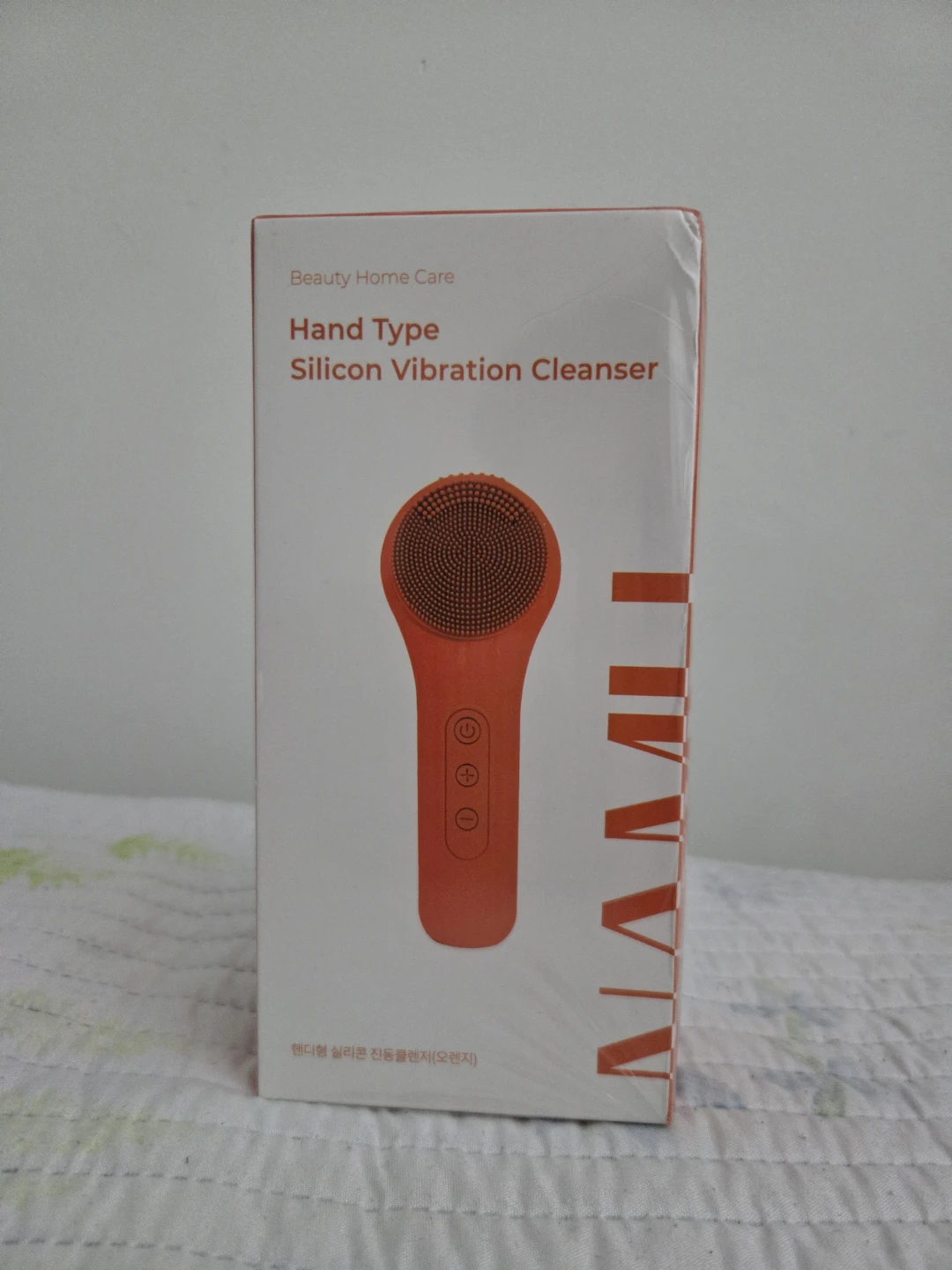 Namu Factory Hand Type Silicon Vibration Cleanser - Orange