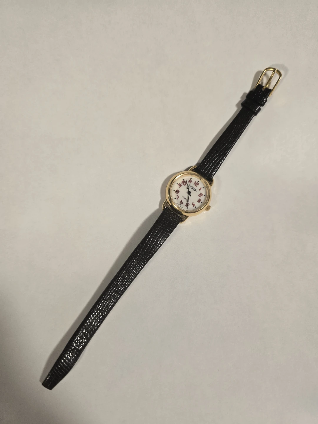 Gitano Women 24mm red numbers Quartz Watch NEW BATTERY - photo 5