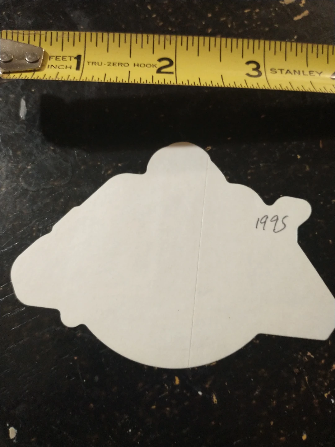 1995 New York Islanders 3 1/2" Fisherman Vinyl Sticker - photo 2
