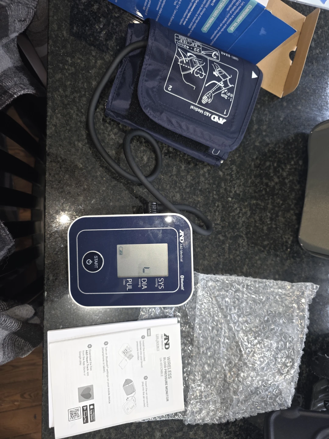 A&D Medical Wireless Blood Pressure Monitor UA-651CNBLE - photo 3